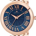 Crestello Rose Gold/Brown Plated Bracelet Analog Wrist Watch for Women